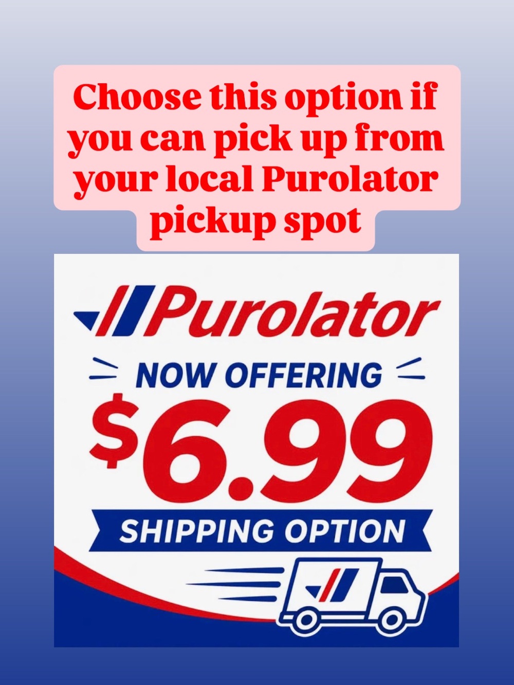 $6.99 Shipping is available.